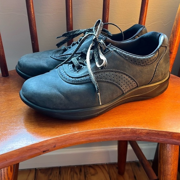 SAS Walk Easy Lace Up Walking Shoe Color Nero Size 8.5 - Picture 8 of 11